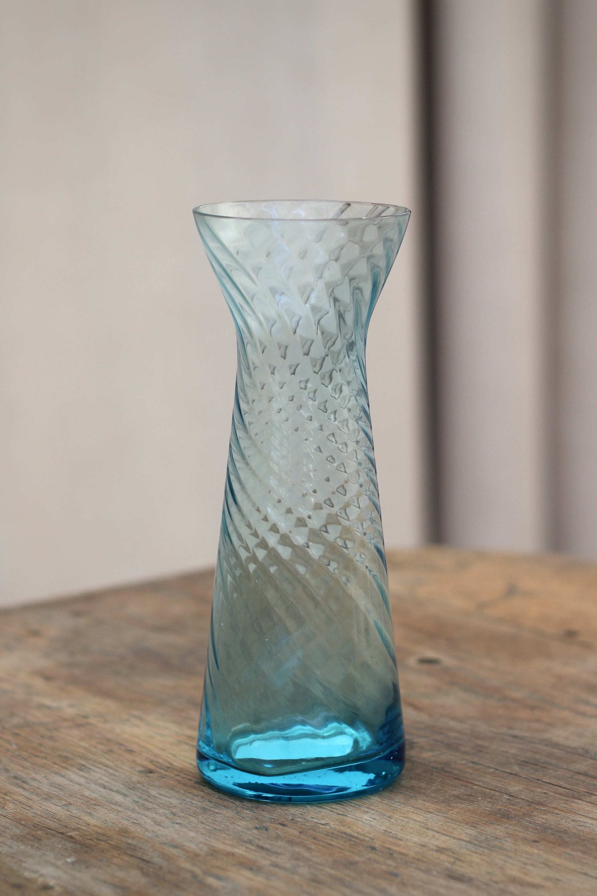 Hyacintglas, havblå 20 cm
