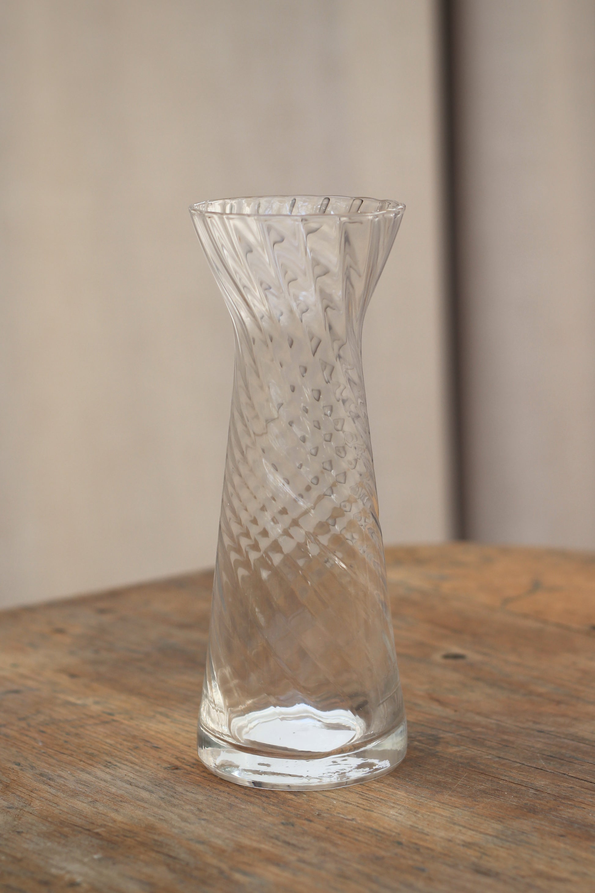 Hyacintglas, klar h20 cm