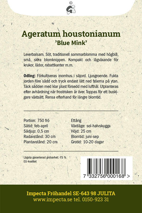 Frø: Blåkvast 'Blue Mink'