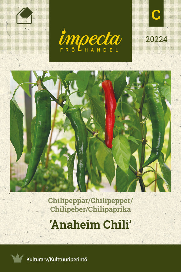 Frø: Chilipeber 'Anaheim'
