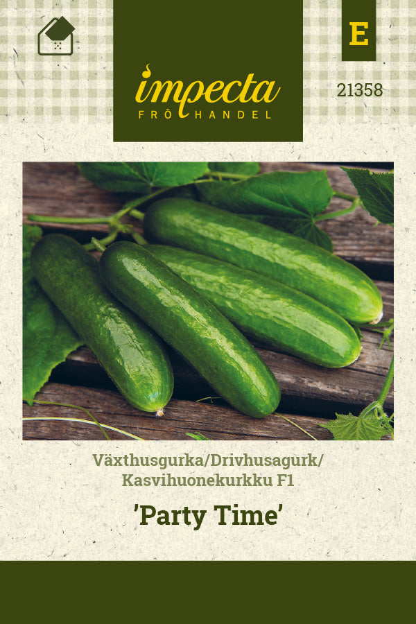 Frø: Drivhusagurk F1 'Party Time'