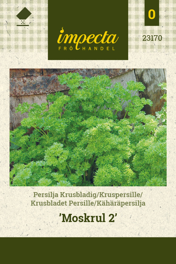 Frø: Krusbladet Persille 'Moskrul 2'