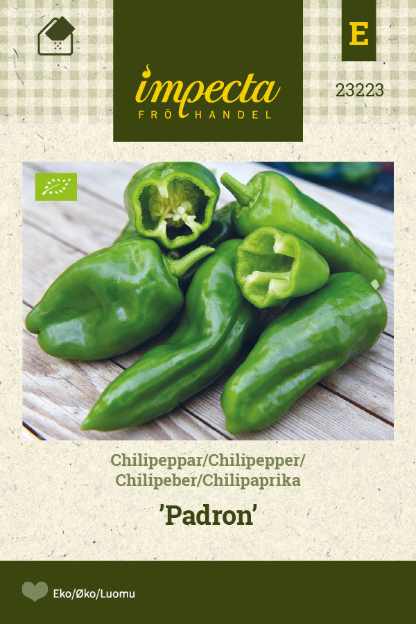 Frø: Chilipeber 'Padron'