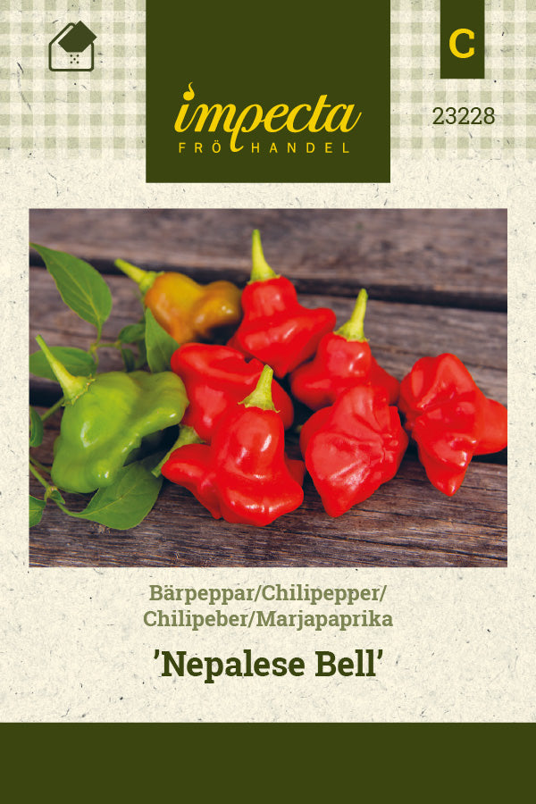 Frø: Chilipeber 'Nepalese Bell'