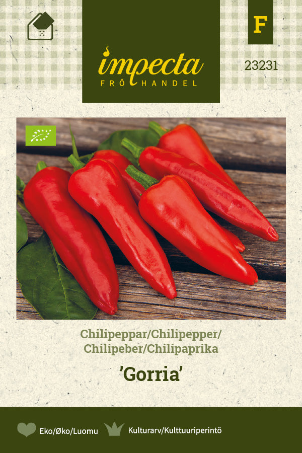 Frø: Chilipeber 'Gorria'