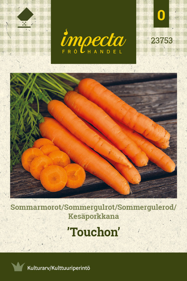 Frø: Sommergulerod 'Touchon'