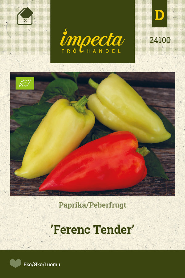 Frø: Peberfrugt 'Ferenc Tender'