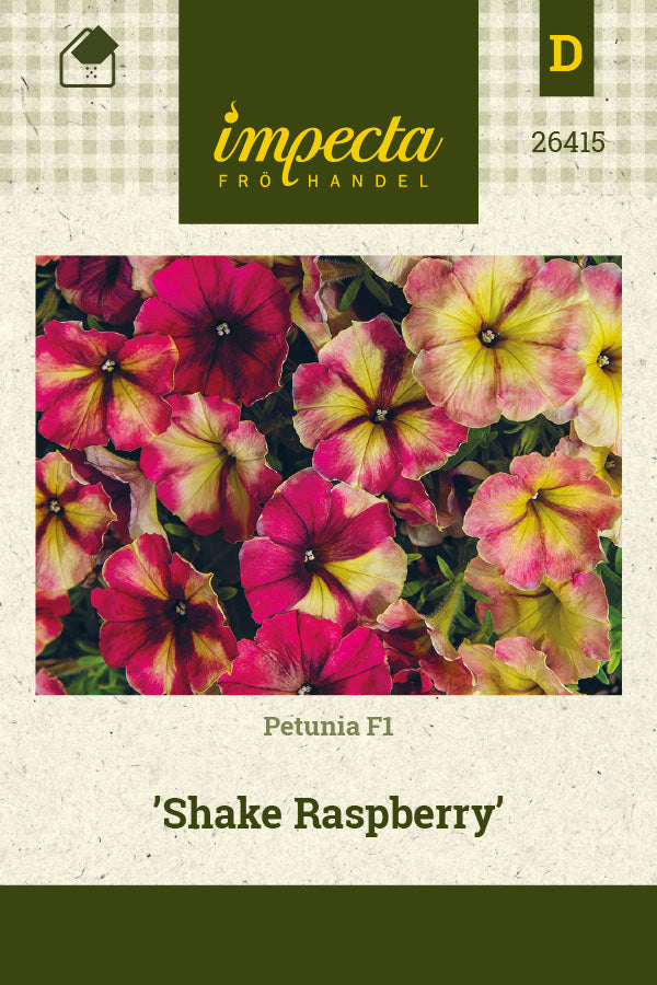 Frø: Petunia F1 'Shake Raspberry'