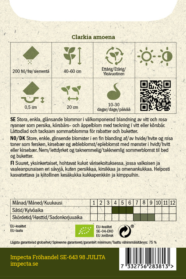 Frø: Atlaskblomst
