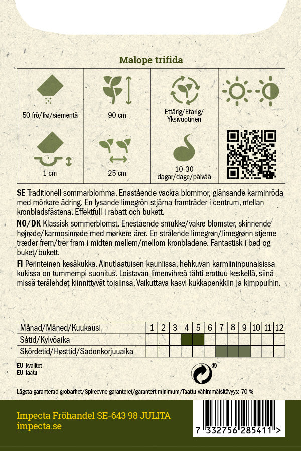 Frø: Trompetkatost 'Vulcan'