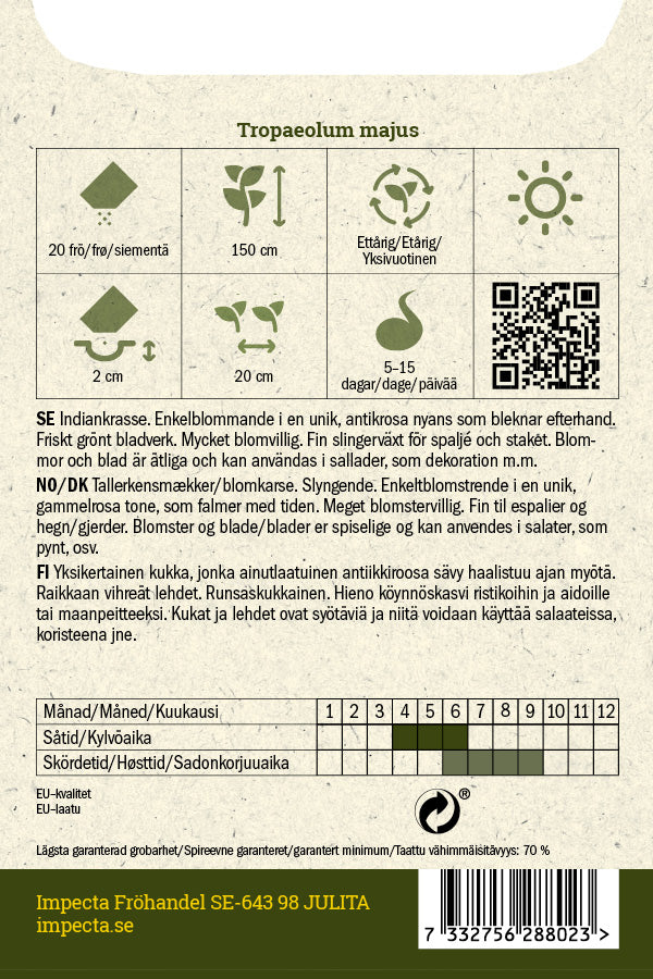 Frø: Tallerkensmækker 'Purple Emperor'