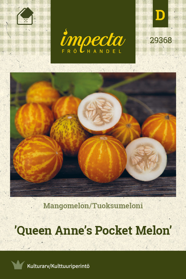 Frø: Mangomelon 'Queen Anne's Pocket Melon'