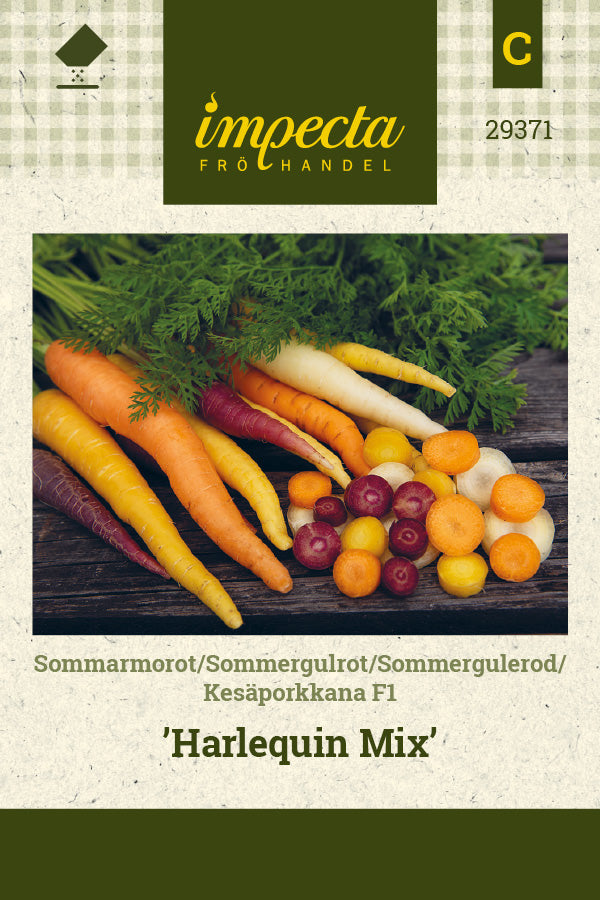 Frø: Sommergulerod F1 'Harlequin Mix'