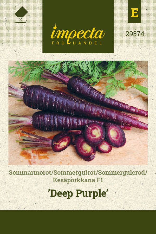 Frø: Sommergulerod F1 'Deep Purple'