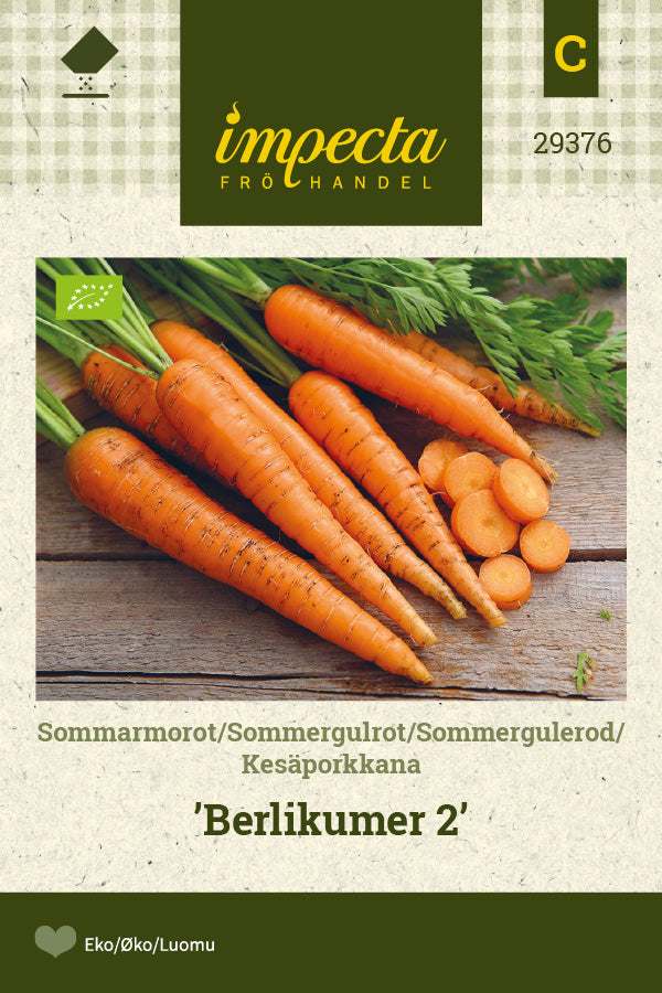 Frø: Sommergulerod 'Berlikumer 2'