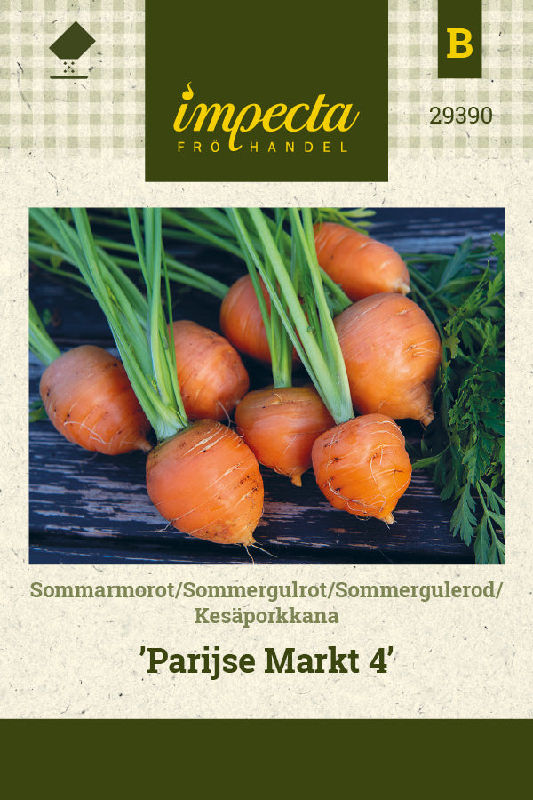 Frø: Sommergulerod 'Parijse Markt 4'
