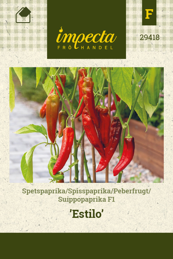 Frø: Peberfrugt F1 'Estilo'