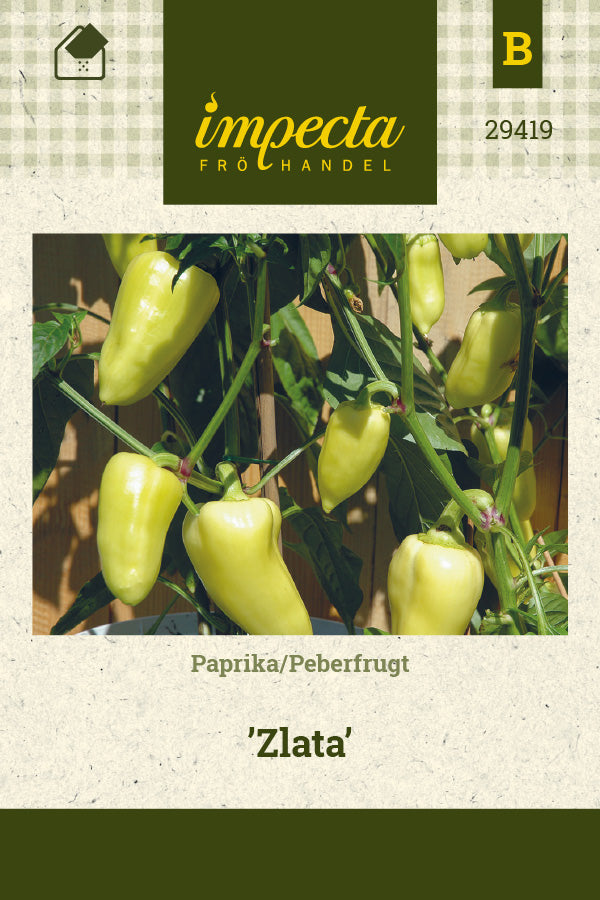 Frø: Paprika 'Zlata'