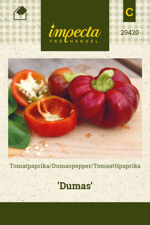 Frø: Tomatpaprika 'Dumas'