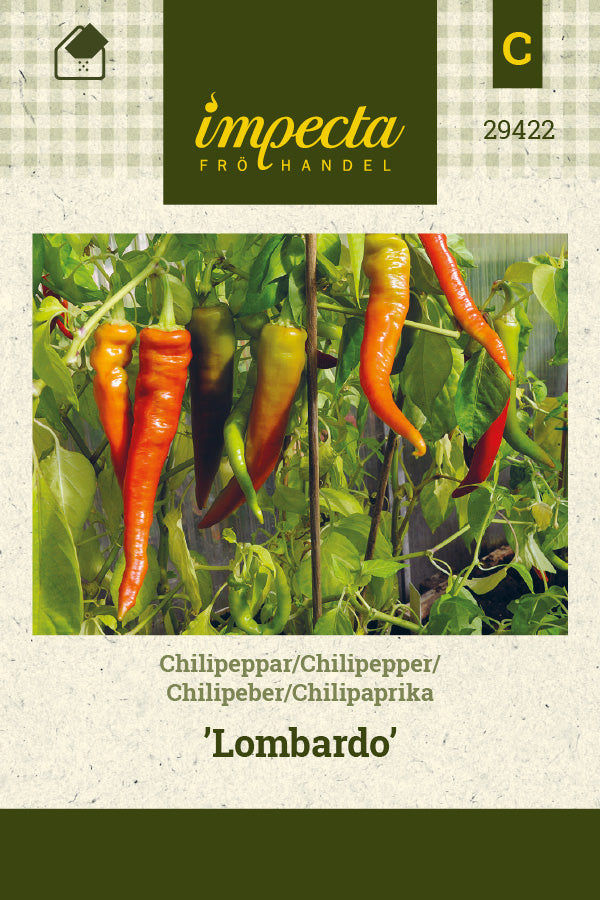 Frø: Chilipeber 'Lombardo'