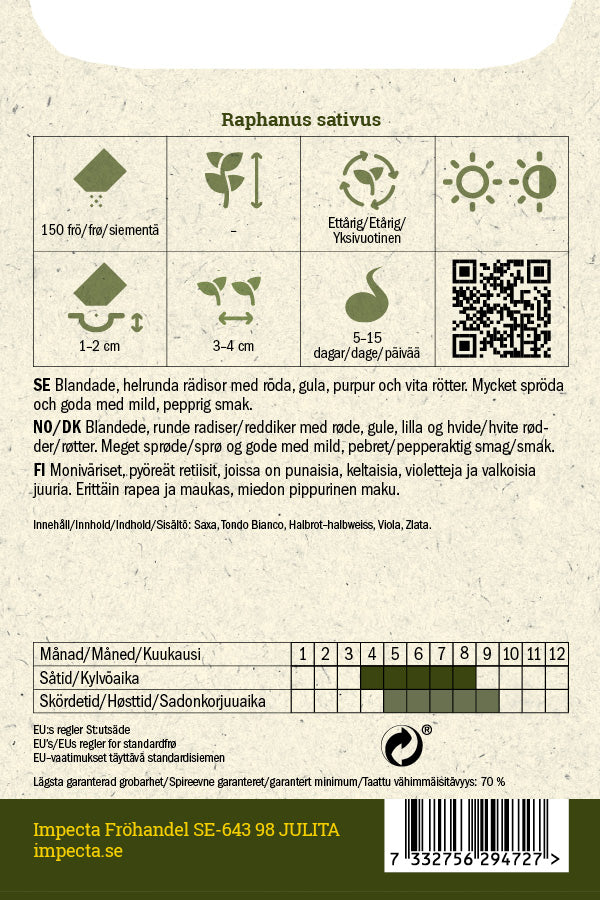 Frø: Radise 'Easter Egg'