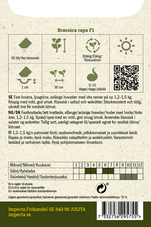Frø: Salatkål F1 'Forco'