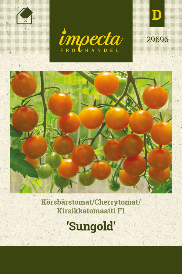 Frø: Cherrytomat F1 'Sungold'