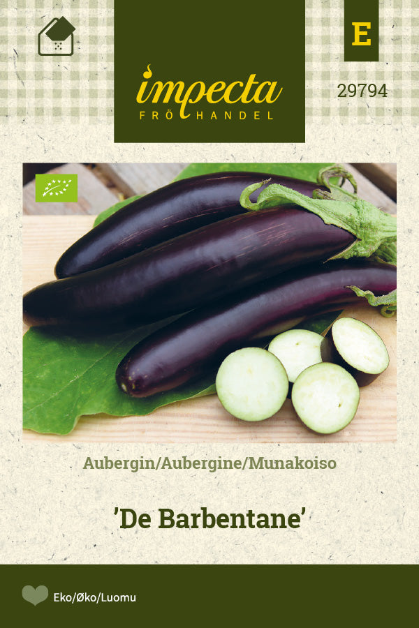 Frø: Aubergine 'De Barbentane'