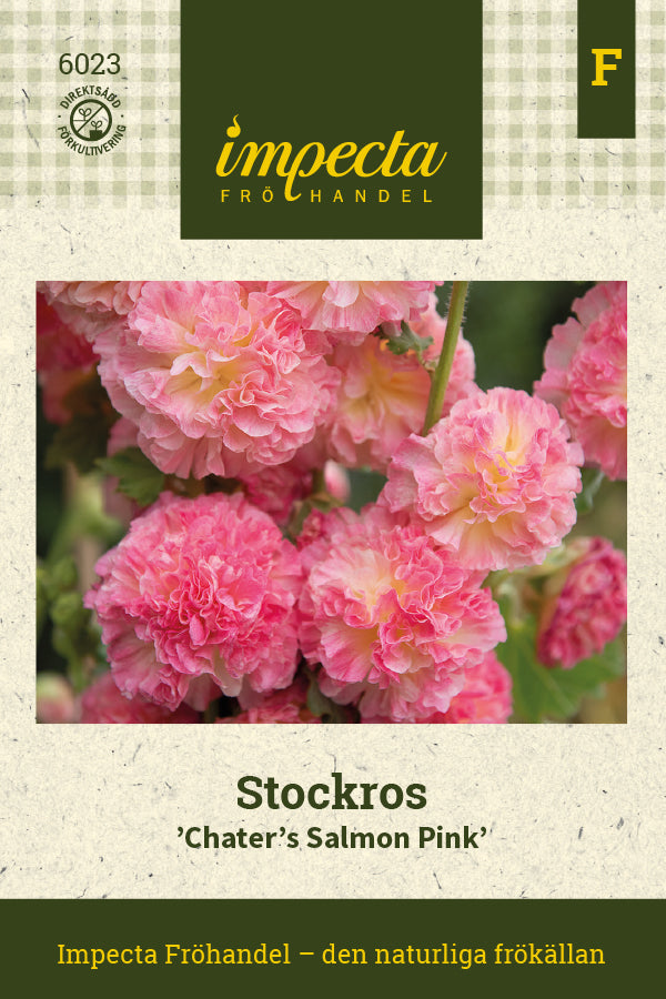 Frø: Stokrose 'Chater's Salmon Pink'