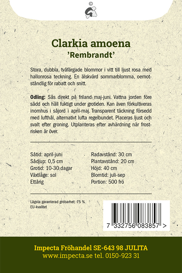 Frø: Atlaskblomst 'Rembrandt'