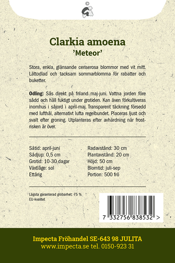 Frø: Atlaskblomst 'Meteor'