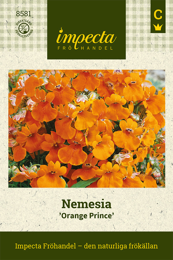 Frø: Sommerfugleblomst 'Orange Prince'