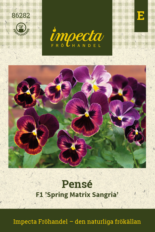 Frø: Hornviol F1 'Spring Matrix Sangria'