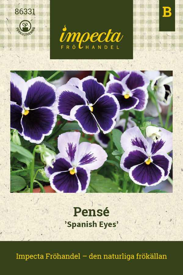Frø: Hornviol 'Spanish Eyes'
