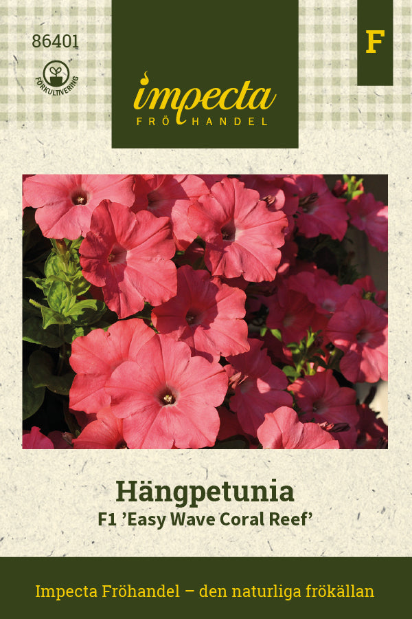 Frø: Hængepetunia F1 'Easy Wave Coral Reef'