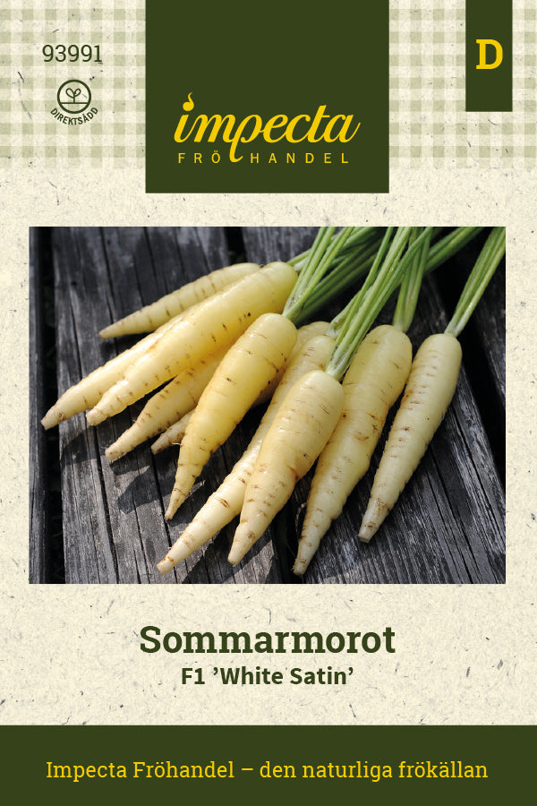 Frø: Sommergulerod F1 'White Satin'