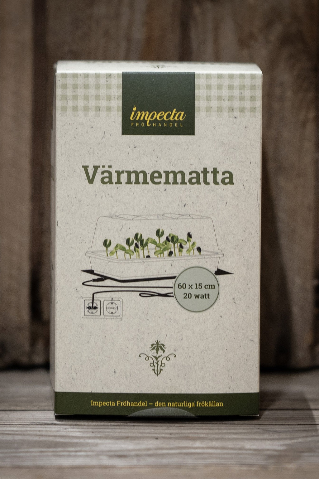 Varmemåtte 60x15 cm 20W