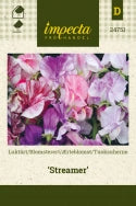 Frø: Ærteblomst 'Streamer'