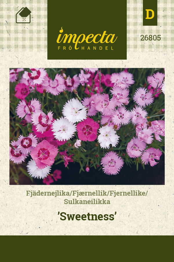 Frø: Dianthus plumarius 'Sweetness'
