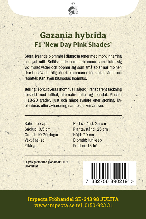 Frø: Påfugleblomster F1 'New Day Pink Shades'