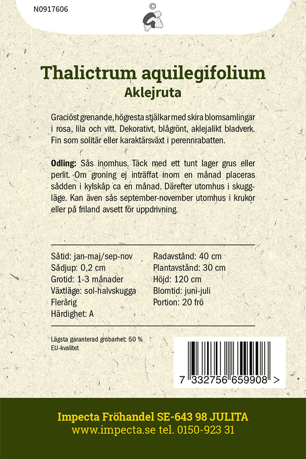 Frø: Akelejefrøstjerne