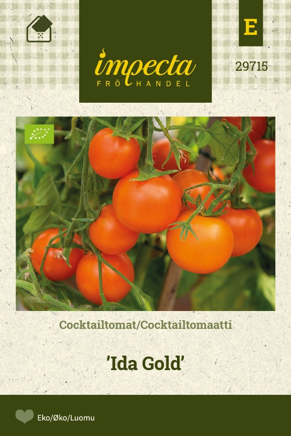 Frø: Cocktailtomat 'Ida Gold'