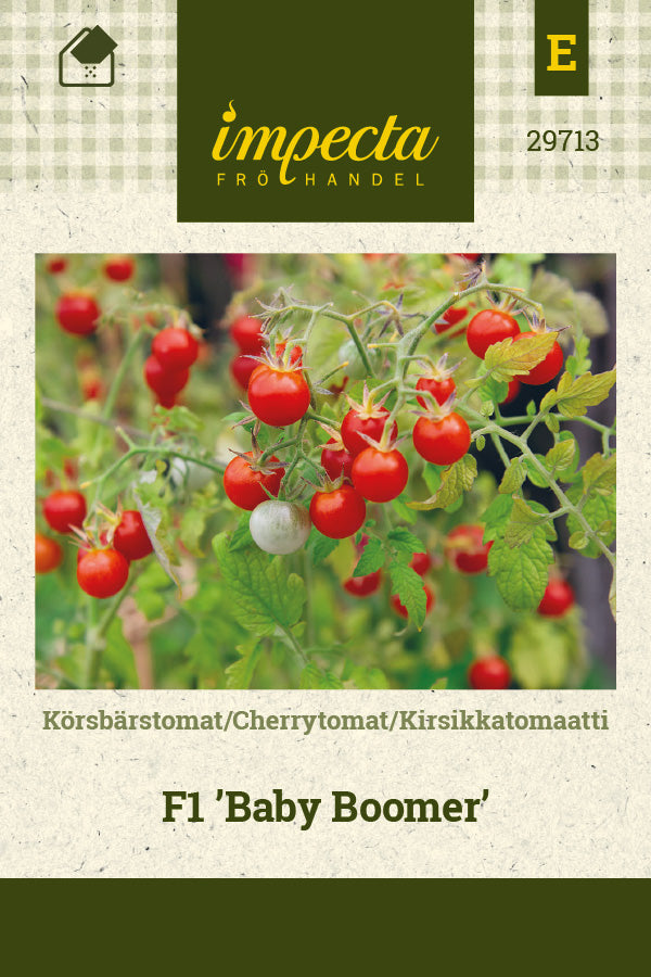Frø: Cherrytomat F1 'Baby Boomer'