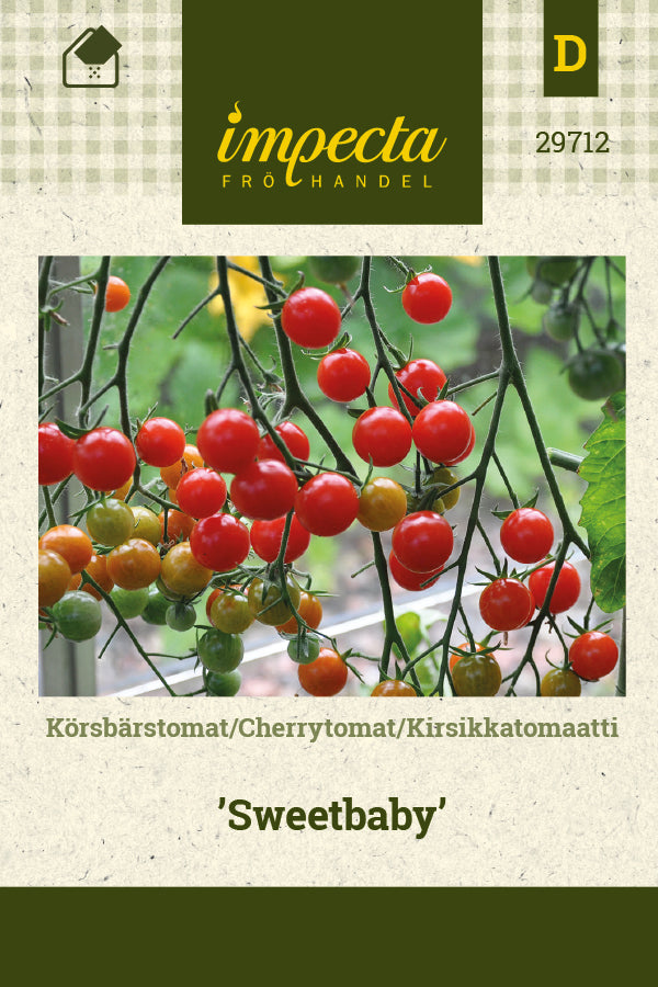 Frø: Cherrytomat 'Sweetbaby'