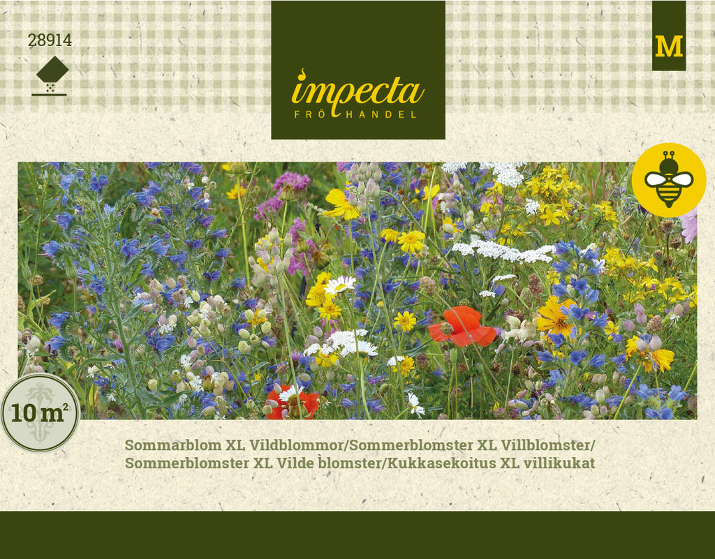 Frø: Sommerblomster XL Vilde blomster