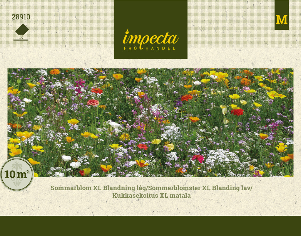 Frø: Sommerblomster XL Blandning Lav