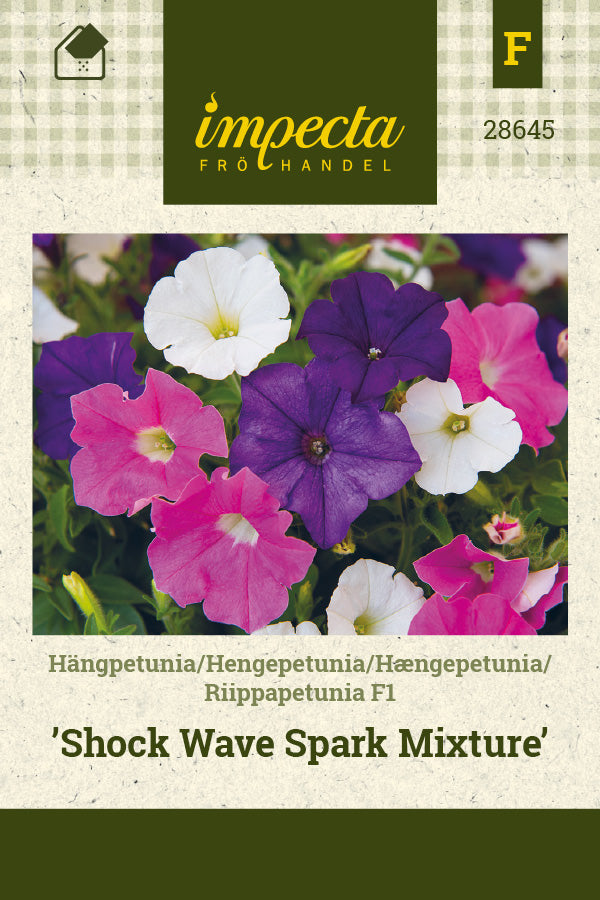 Frø: Hængepetunia F1 'Shock Wave Spark Mixture'