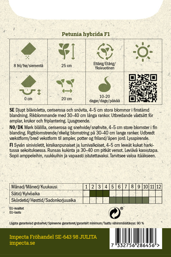 Frø: Hængepetunia F1 'Shock Wave Spark Mixture'