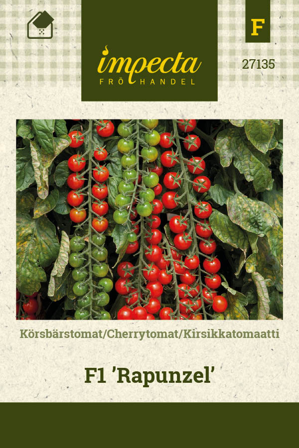 Frø: Cherrytomat F1 'Rapunzel'