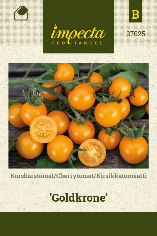 Frø: Cherrytomat 'Goldkrone'